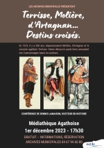 Conférence « Terrisse, Molière, d’Artagnan… Destins croisés. »