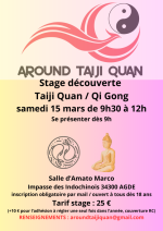 Stage découverte Taiji Quan - Qi Gong samedi 15 mars 2025