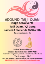 Stage découverte Taiji Quan - Qi Gong samedi 8 février 2025