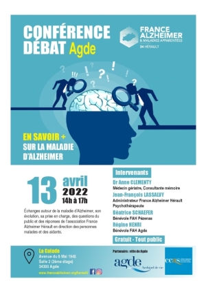 CONFERENCE FRANCE ALZHEIMER