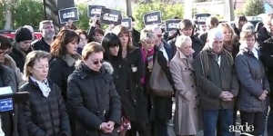 Hommage aux victimes de l'attentat de Charlie Hebdo Agde Le Cap d'Agde