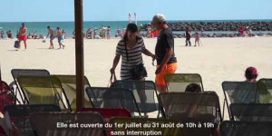 «Lire à la plage» Espace de lecture Mail de Rochelongue Le Cap d'Agde 2019