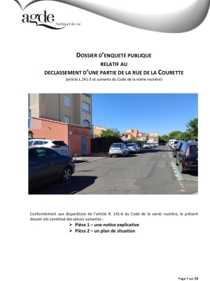 Dossier de l'enquête publique