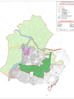 Plan de zonage général du SPR