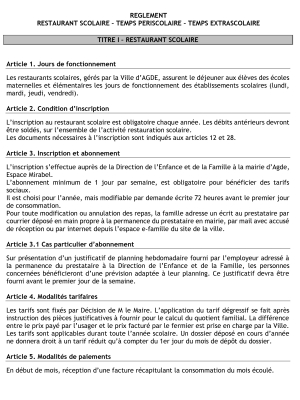 Règlement intérieur 2025-2026