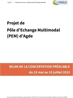 Bilan de la concertation préalable