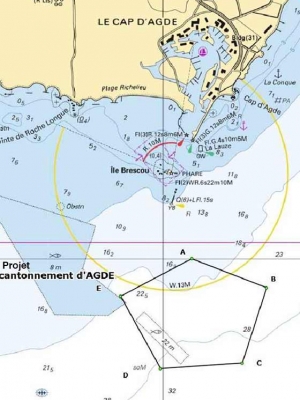 Consultation publique projet création réserve marine du Roc de Brescou