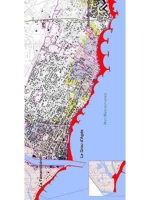 Carte PPRI secteur Nord-Ouest