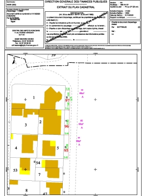 Déclaration préalable aux divisions parcellaires dans les zones A,  Aer, N, Ner et NL du PLU