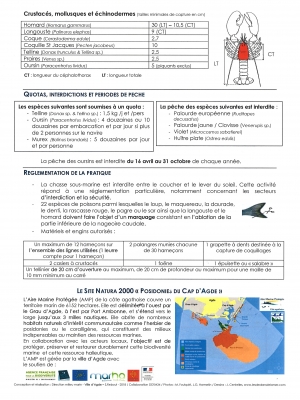 Réglementation de la pêche récréative (suite)