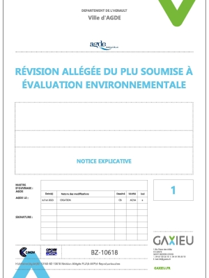 Notice explicative