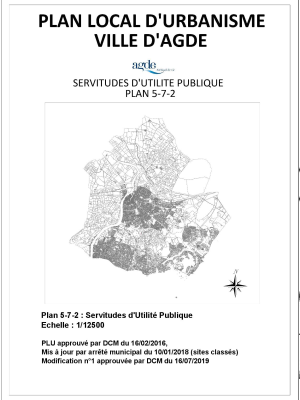 Plan SUP - Modification n°1 PLU - CM16.07.2019