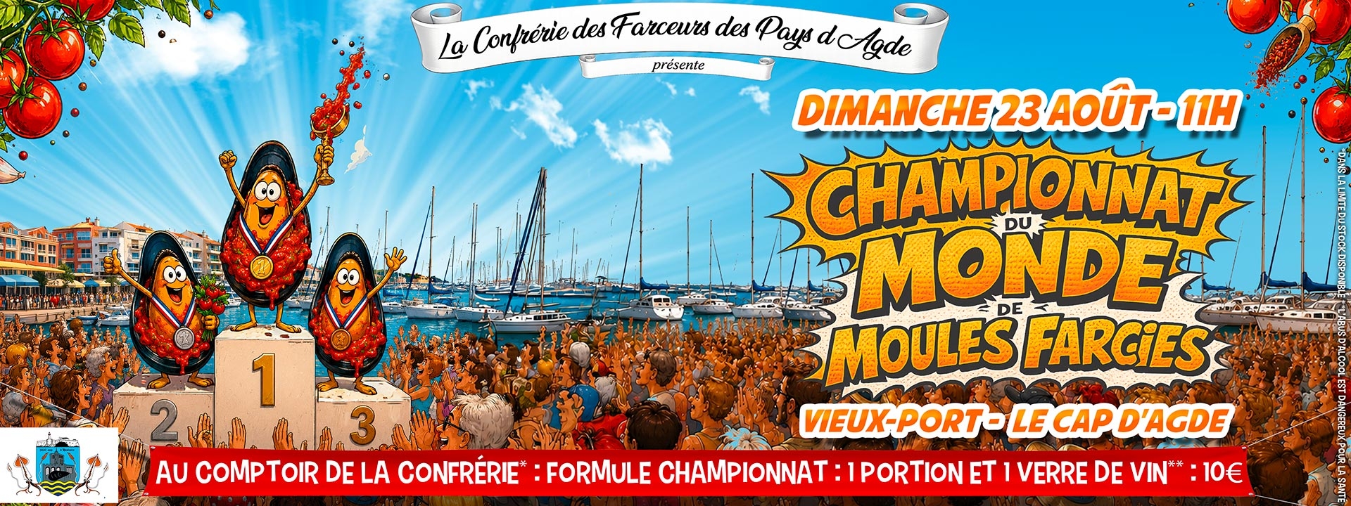 Image Championnat du Monde de Moules Farcies à l'Agathoise