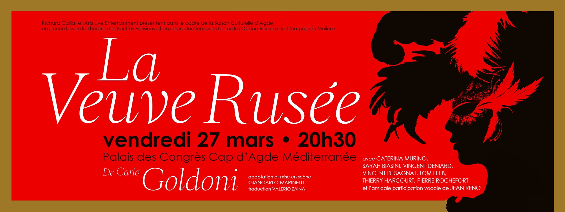 Image Théâtre Comédie : La Veuve rusée