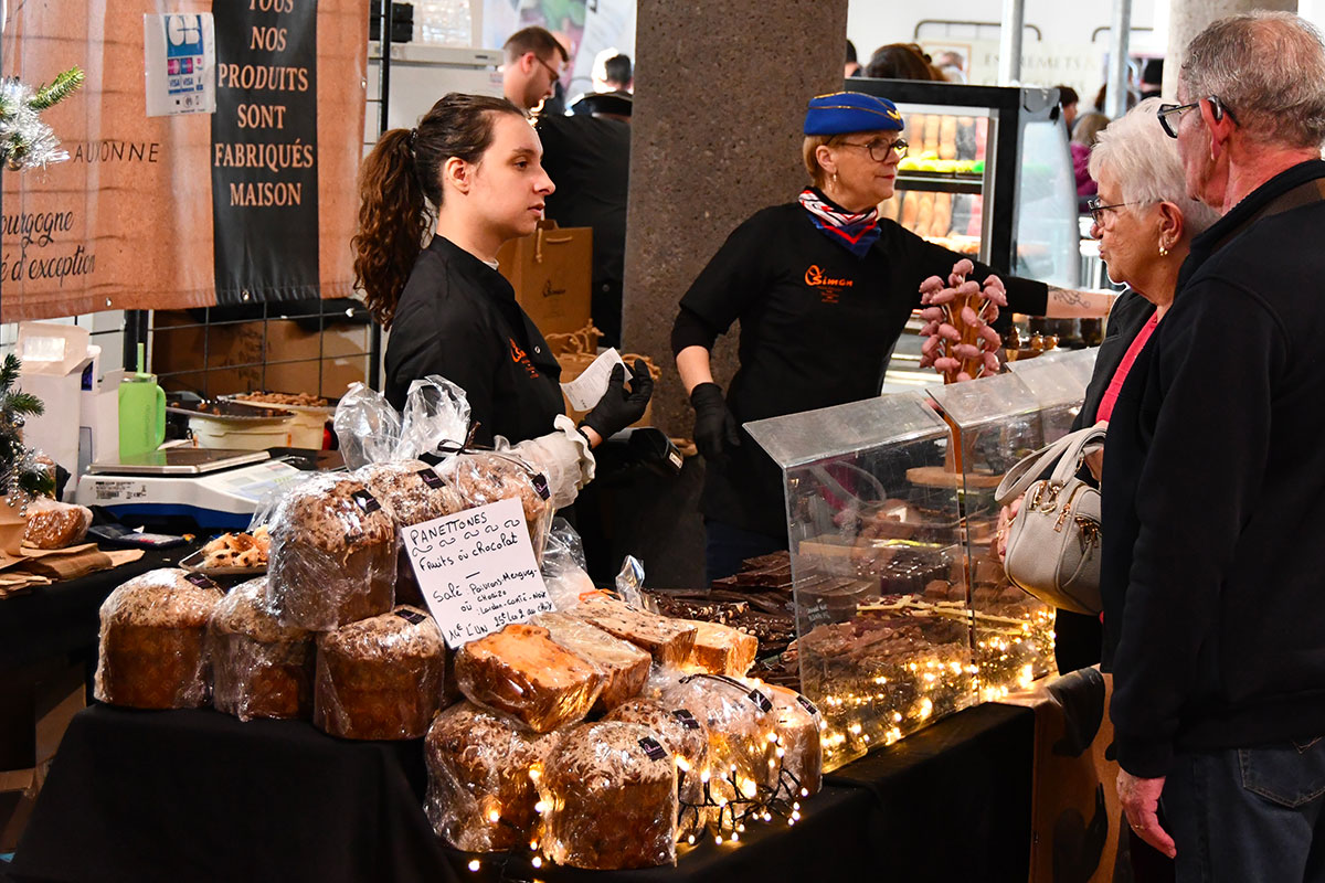 Exposants et gourmands