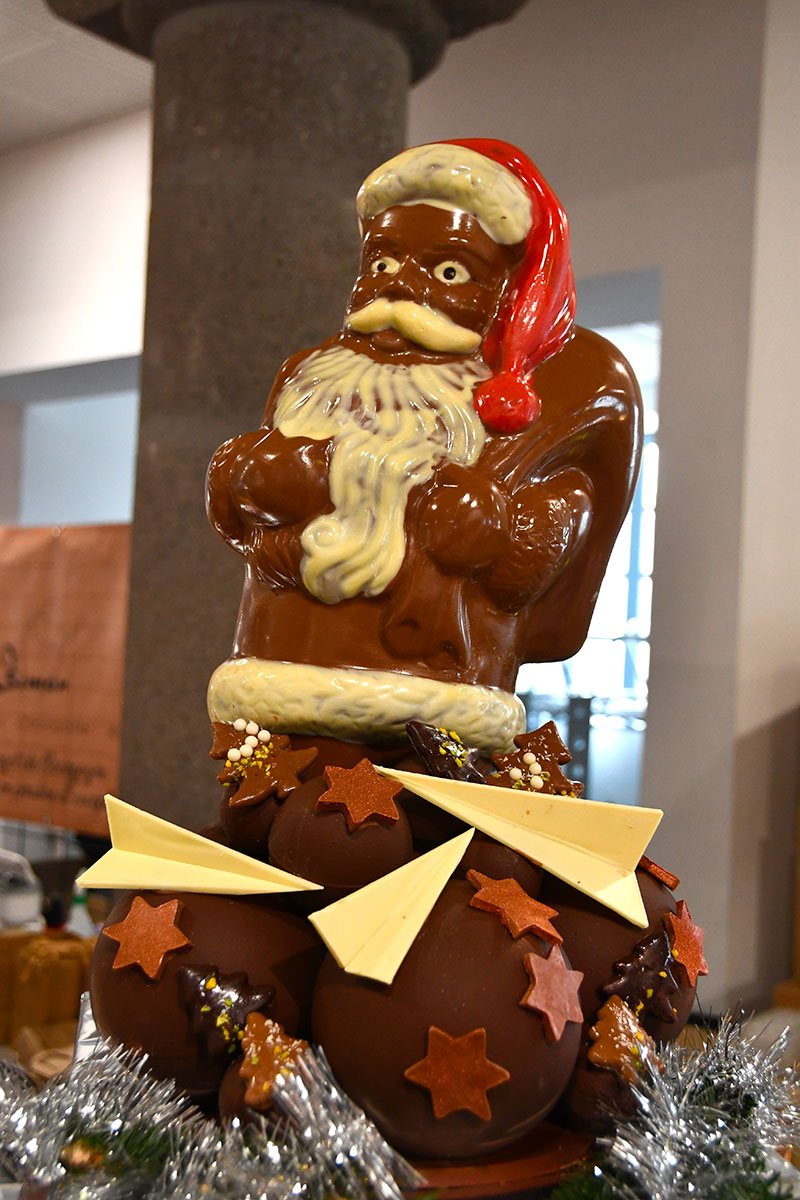 Père Noël en chocolat