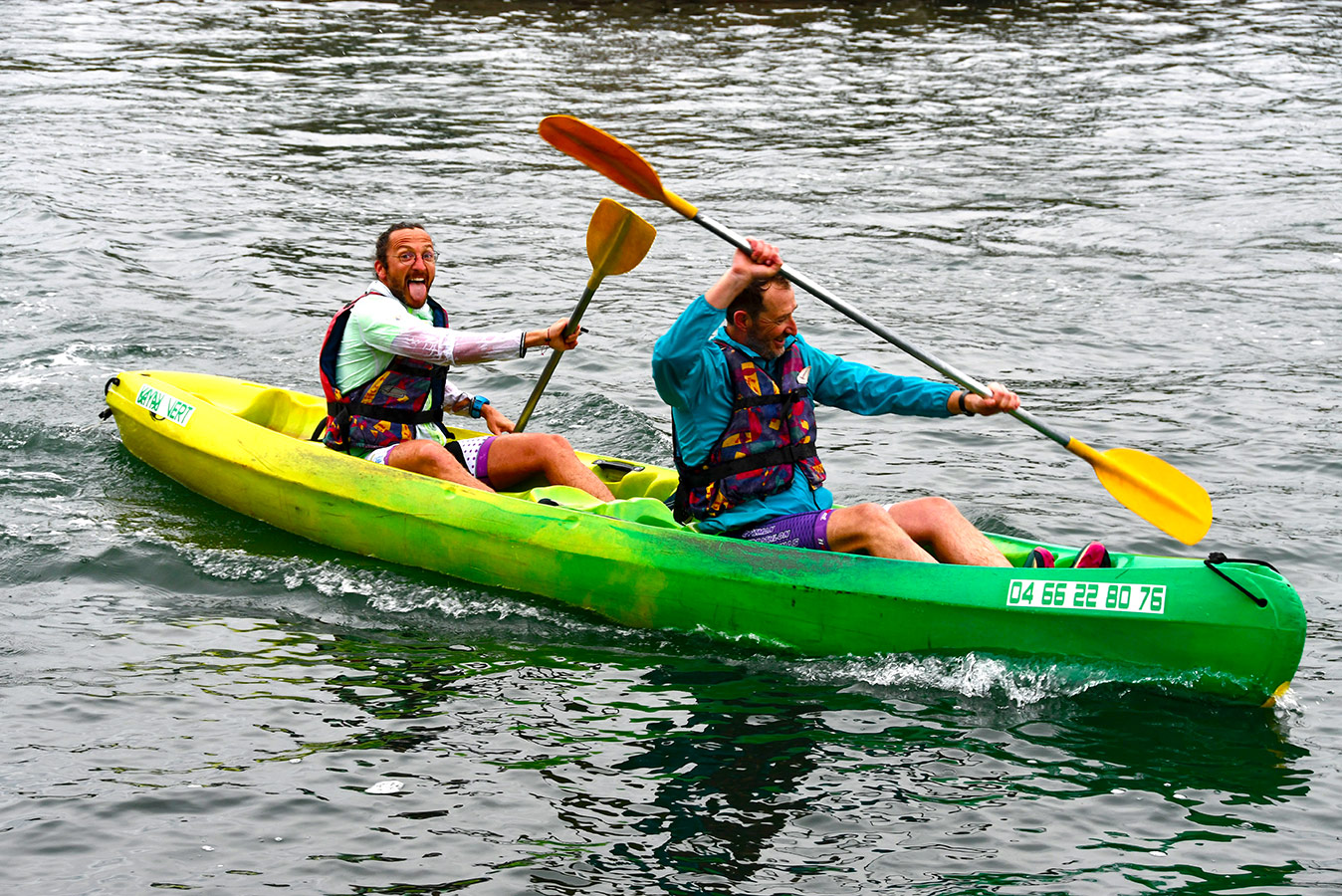1ère épreuve : le canoë