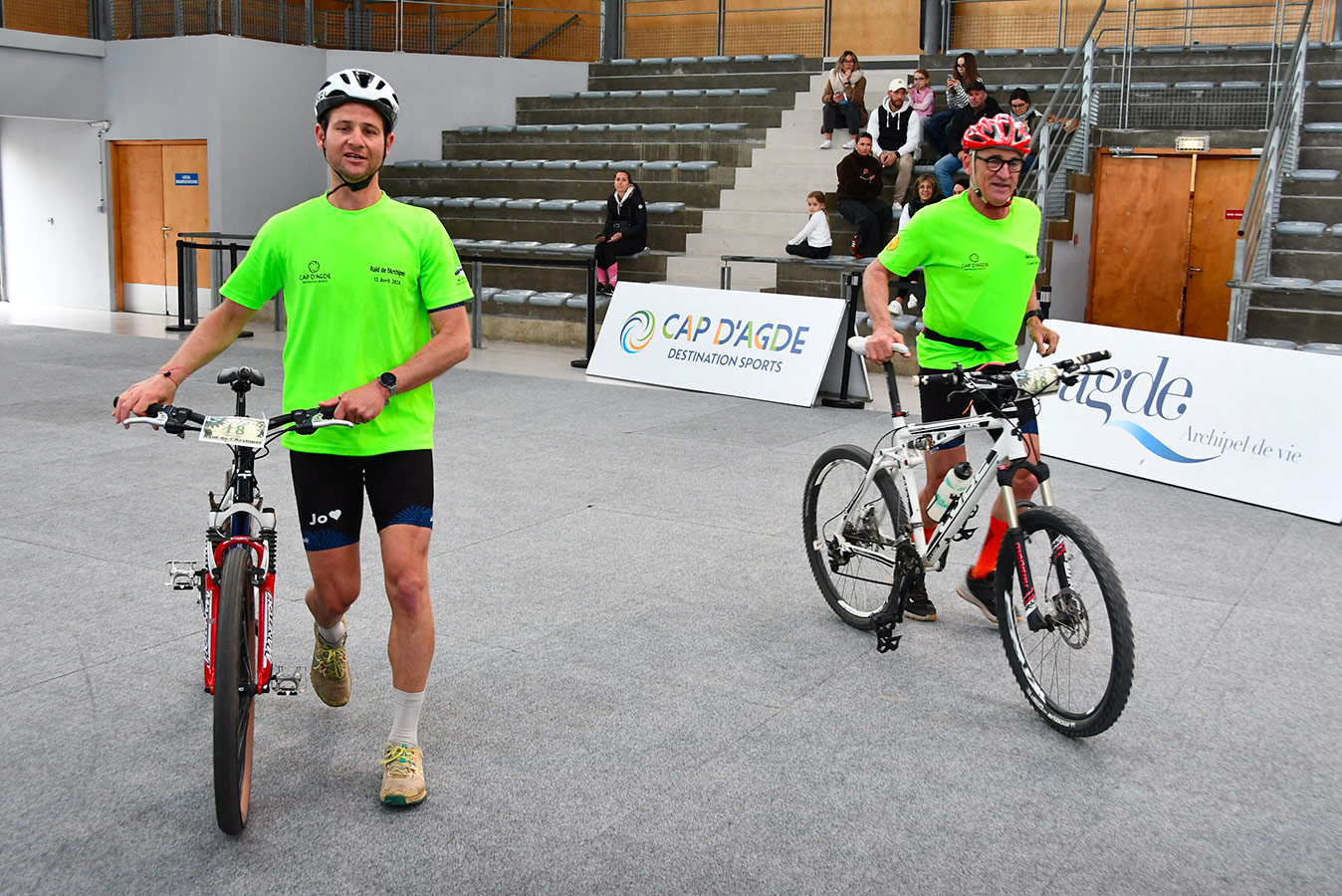 Une arrivée bien méritée au Palais des Sports
