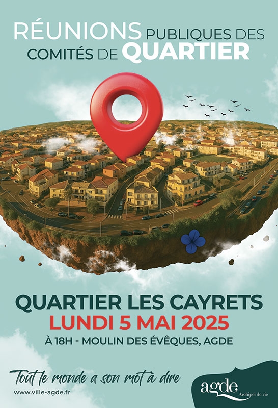 Réunion publique du Comité de Quartier CAYRETS
