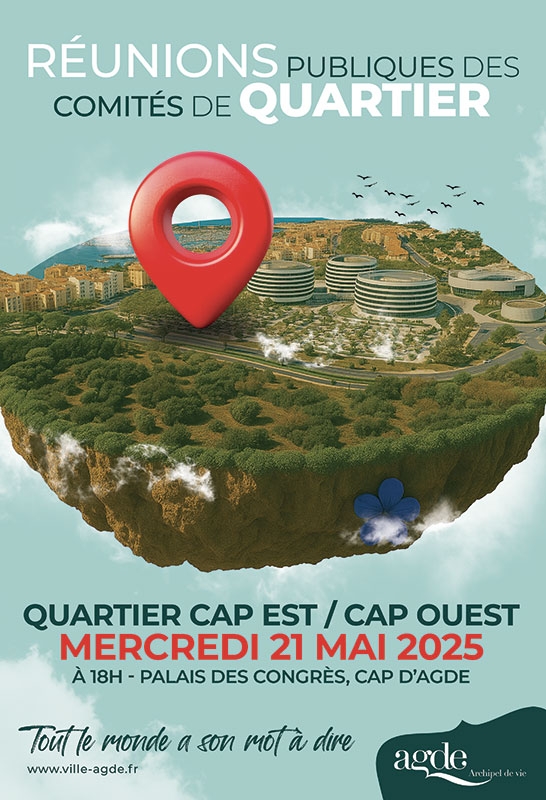 Réunion publique du Comité de Quartier CAP EST et CAP OUEST