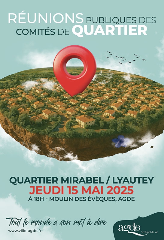 Réunion publique du Comité de Quartier MIRABEL/LYAUTEY
