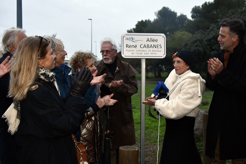 DÉVOILEMENT DE LA PLAQUE EN MÉMOIRE DE RENÉ CABANES
