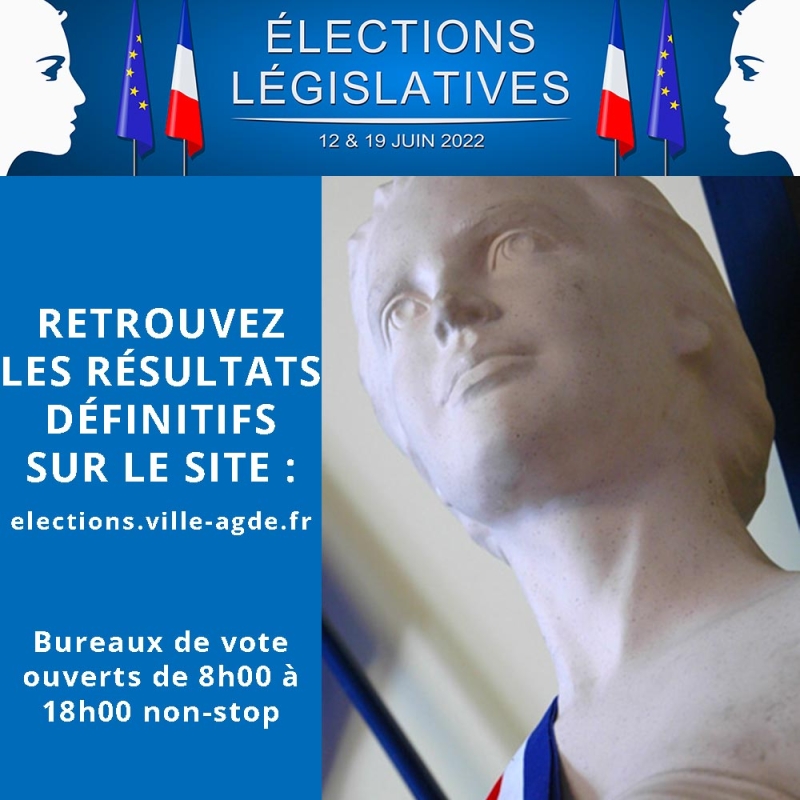 Élections législatives : Résultats définitifs du 12 juin 2022