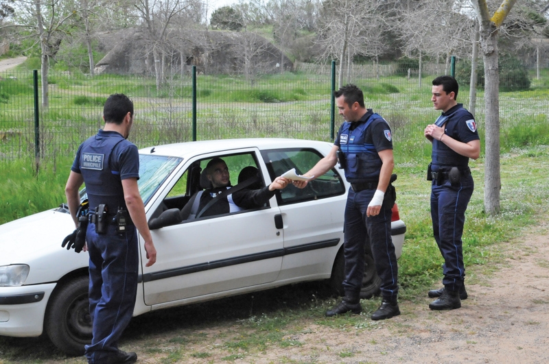 La Police Municipale déployée sur la Tamarissière pour un entraînement
