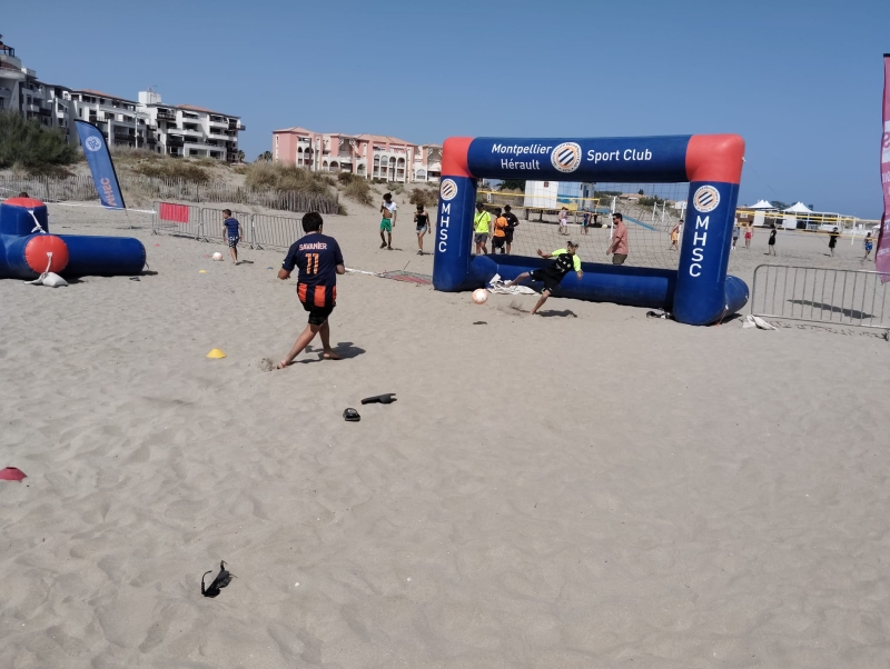 Le MHSC Summer Tour est de retour sur la plage de Rochelongue pour le plaisir des amateurs de foot