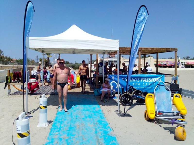 La Plage de la Roquille labellisée «Tourisme & Handicaps»