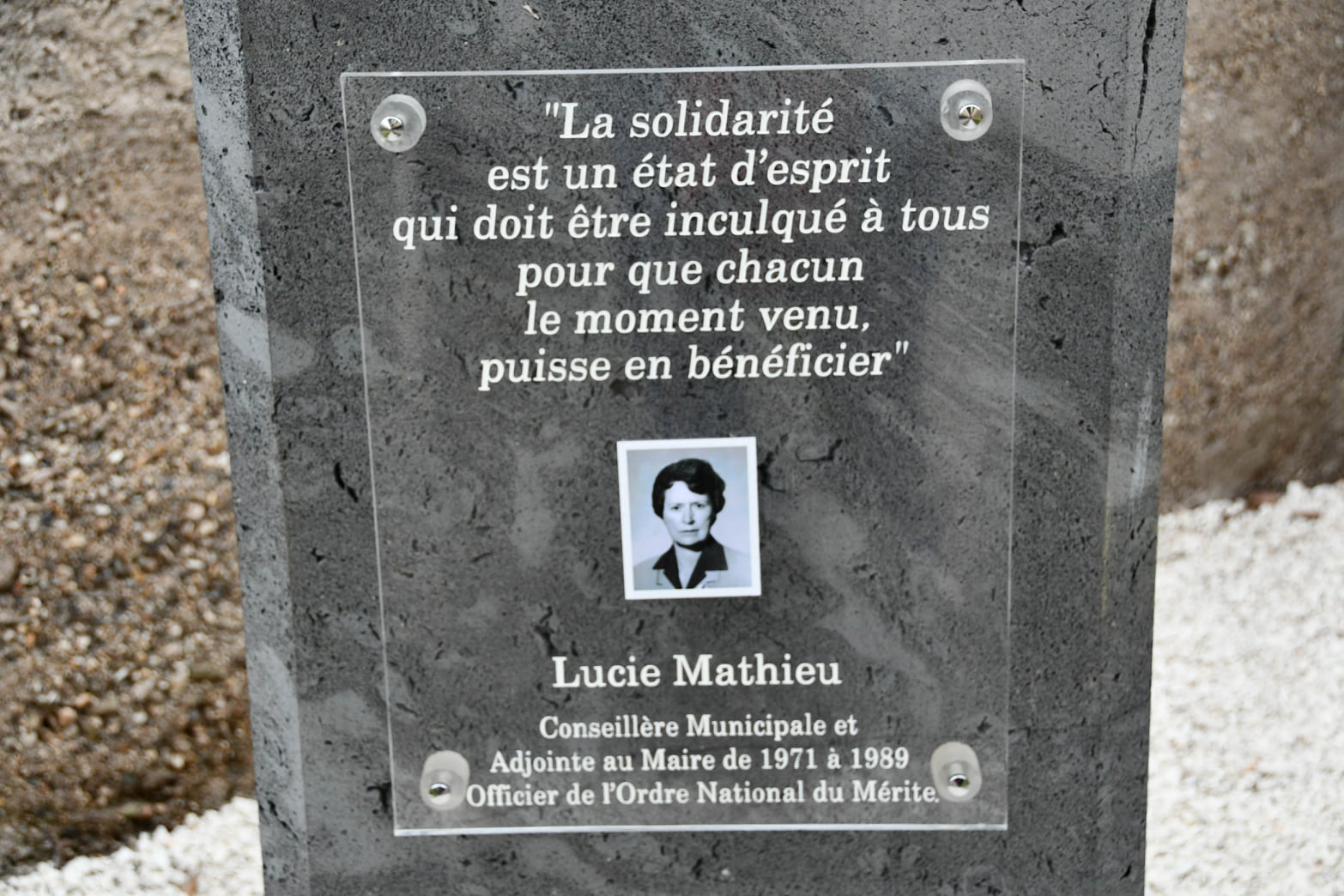 Lucie Mathieu : une femme remarquable