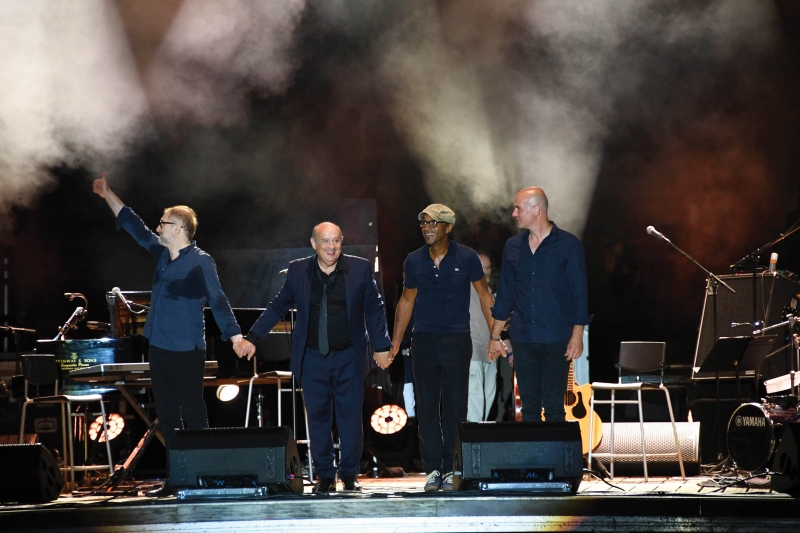 Michel Jonasz quartet Gros succès pour la première date des concerts  de la scène flottante
