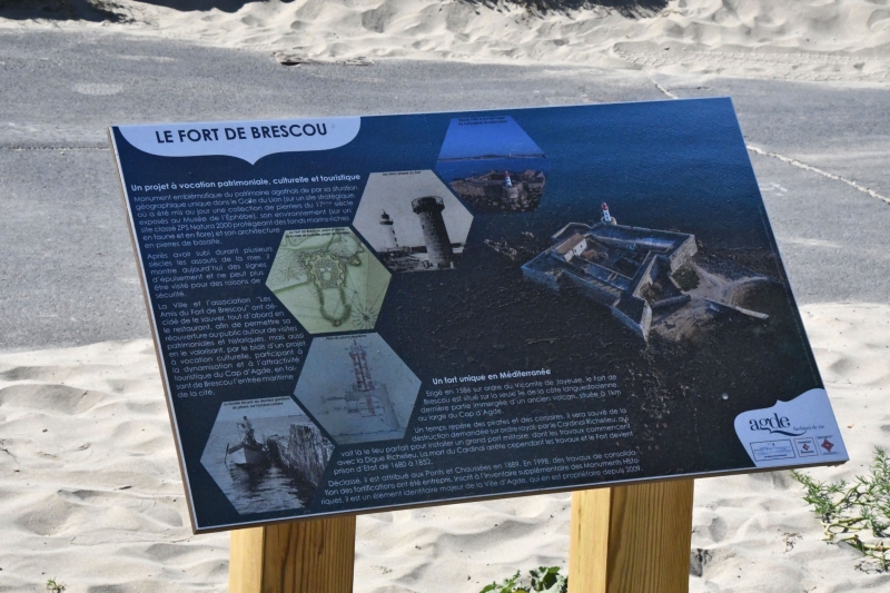 Le côté mer du mail de Rochelongue remodelé