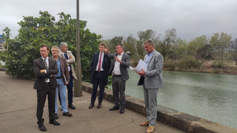 Premier déplacement à Agde pour le nouveau Préfet de l'Hérault François-Xavier Lauch