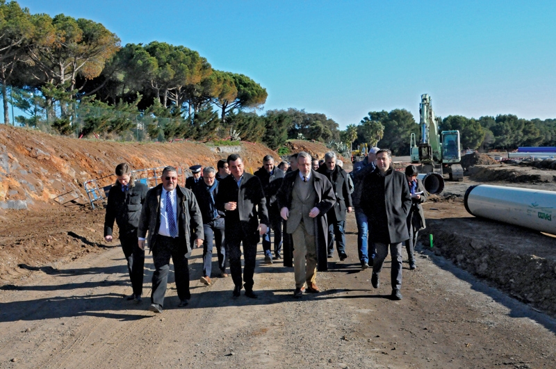 Le Préfet Pierre Pouëssel en visite à Agde