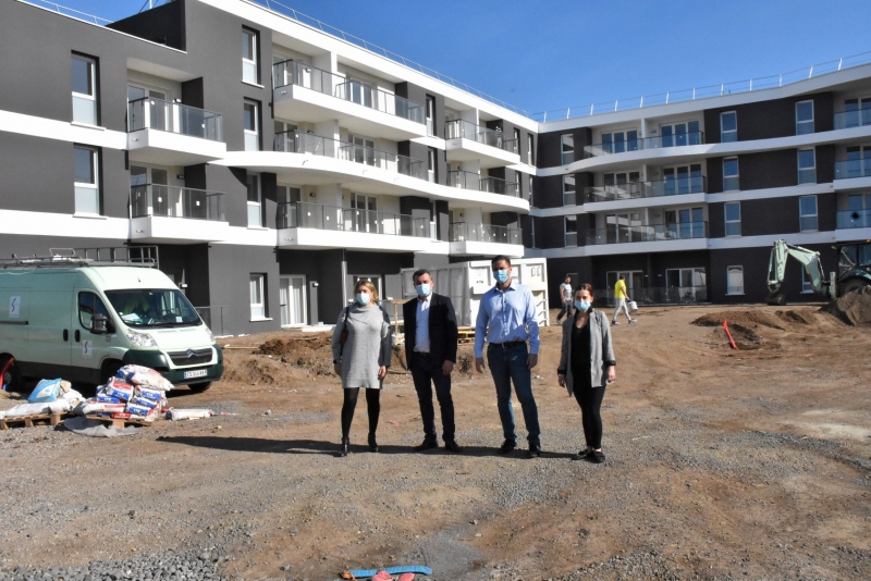 Visite des travaux de la résidence pour séniors Domitys