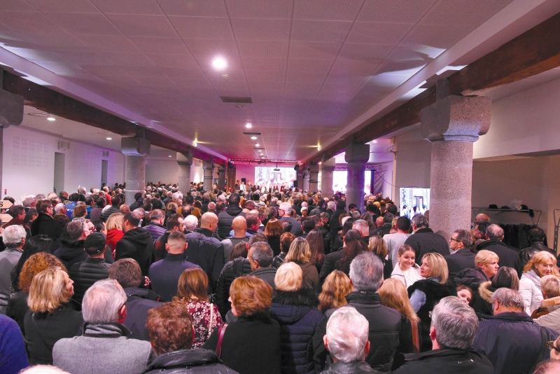 Une affluence exceptionnelle  pour la cérémonie des vœux du Maire d'Agde