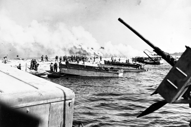 Débarquement à Cavalaire