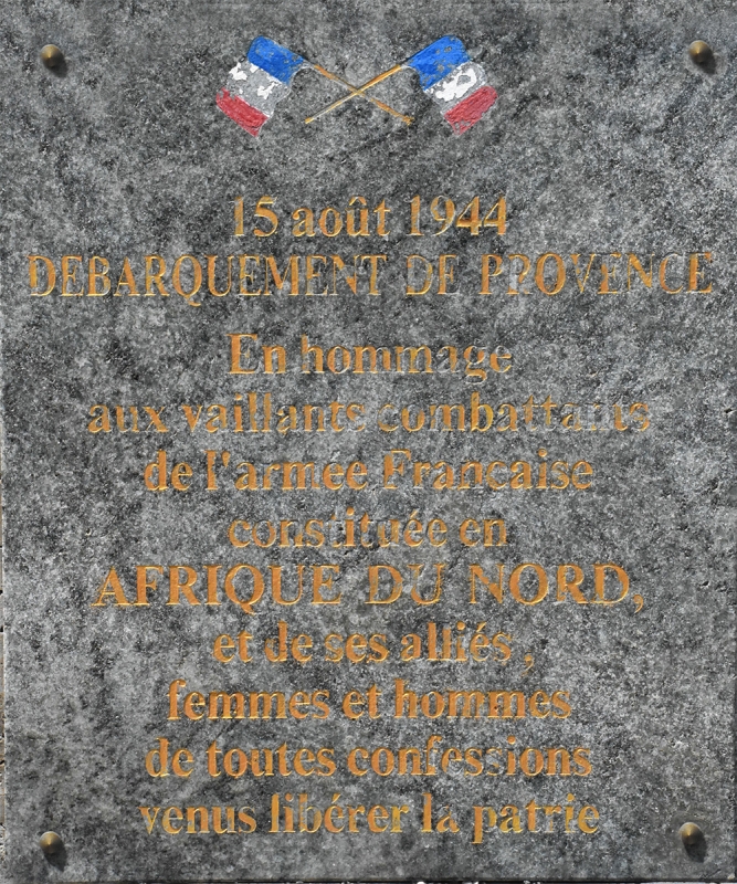 Stèle du Débarquement de Provence
