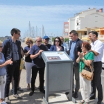 Brescou se dévoile sur une plaque explicative