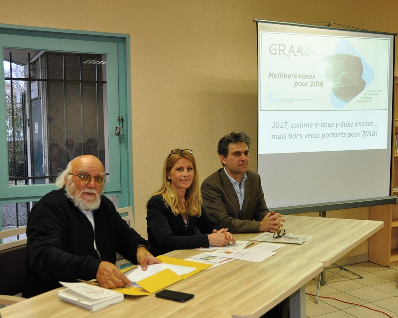 Le Groupe de Recherches Archéologiques d’Agde  rassemblé pour son AG