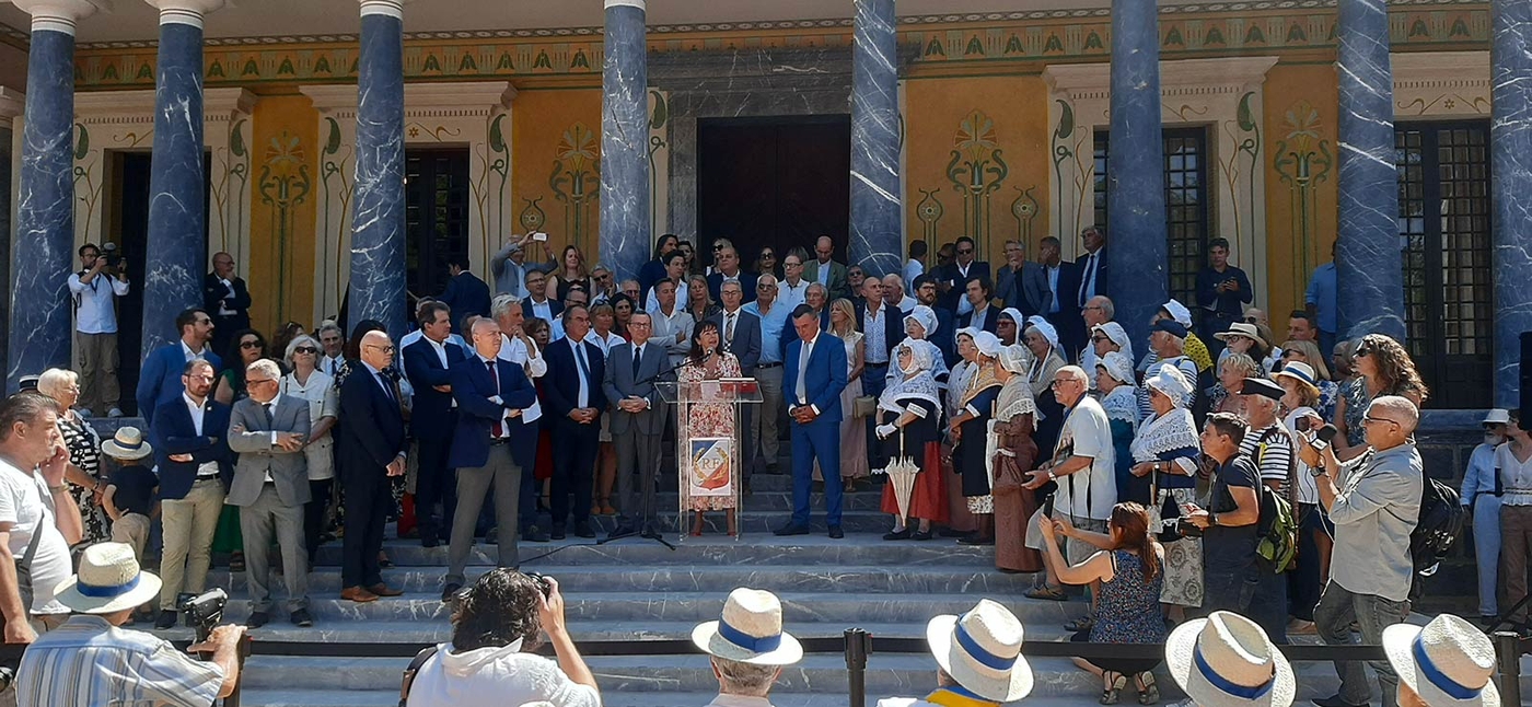Inauguration du château Laurens