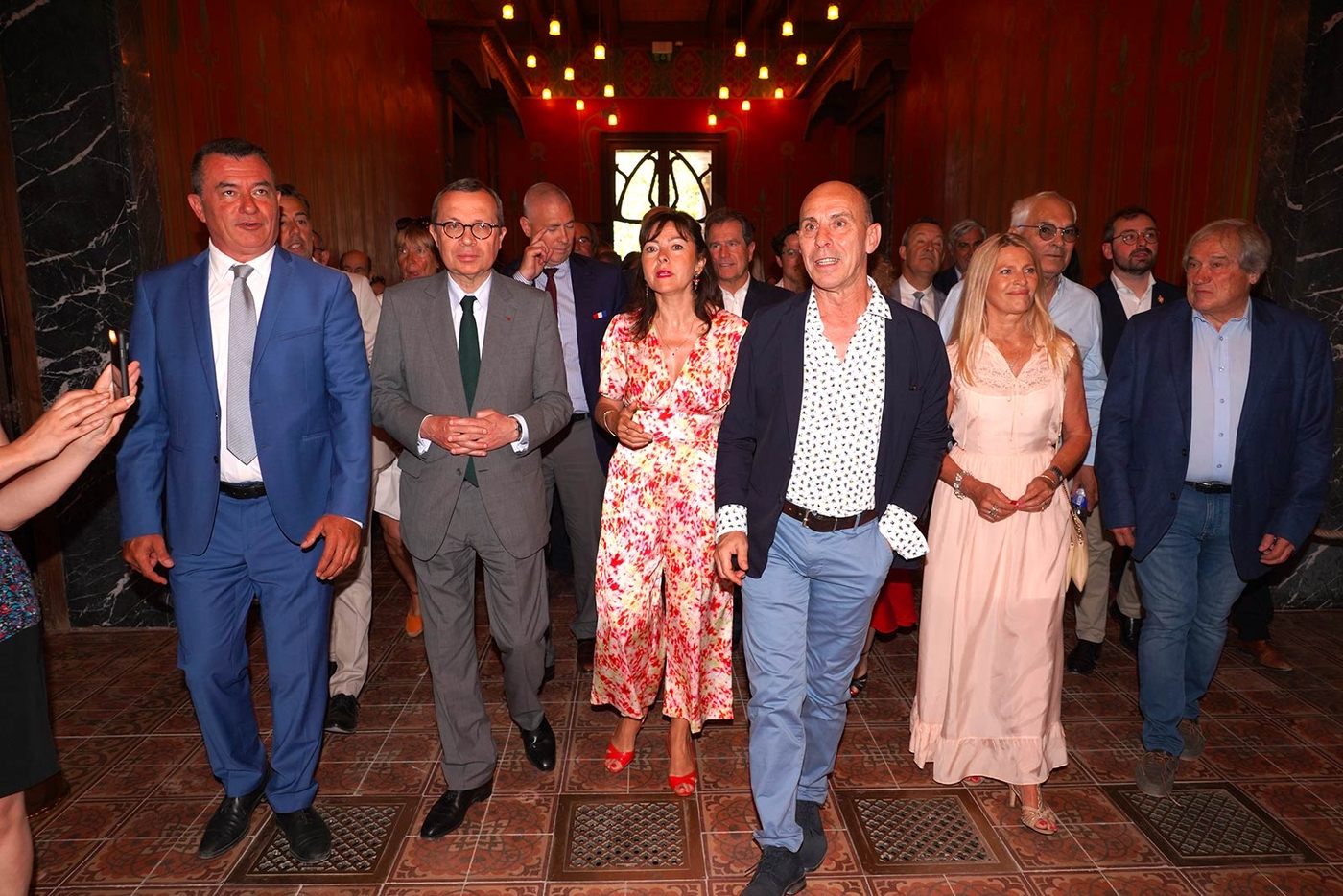 Inauguration du château Laurens