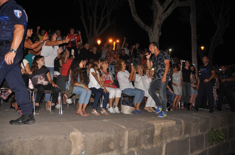 David Hallyday a fait le show sur la scène estivale