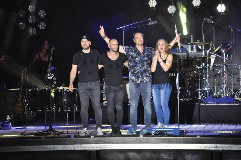 David Hallyday a fait le show sur la scène estivale