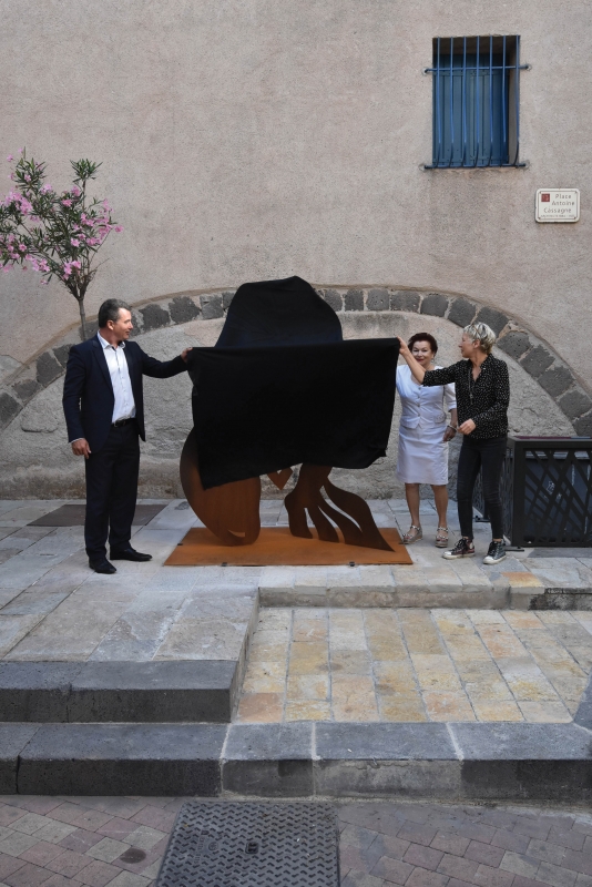 « Naïade » une nouvelle statue installée en Cœur de Ville