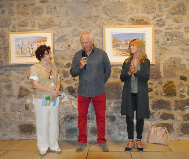 Jean-Luc Béa expose ses aquarelles à l’Espace Molière