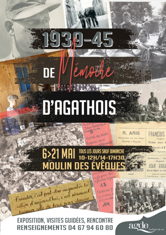 Archives d'Agde - exposition 1939-1945 de mémoire d'Agathois