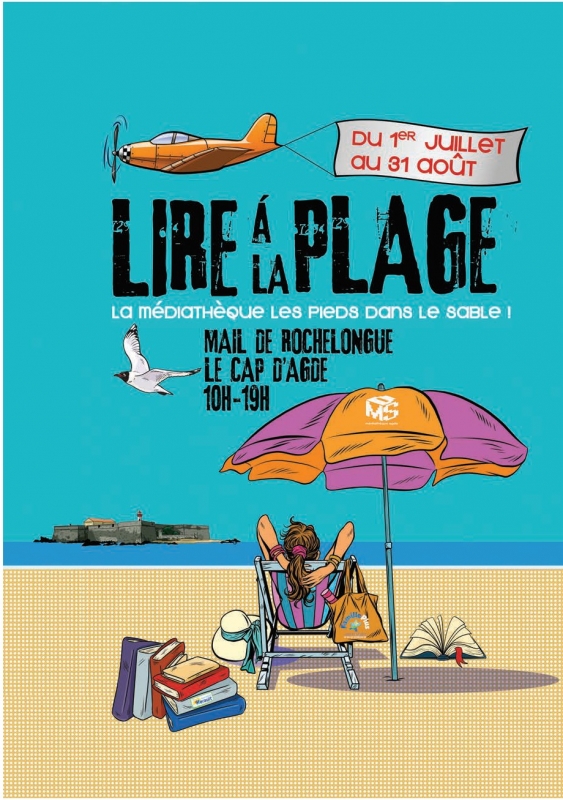 LIRE À LA PLAGE - Médiathèque Jules Milhau - Agde 2019
