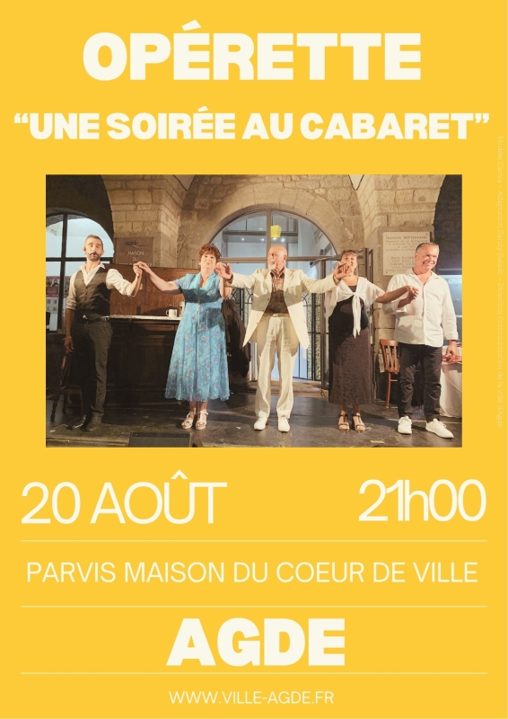 Opérette "Une soirée au cabaret" 